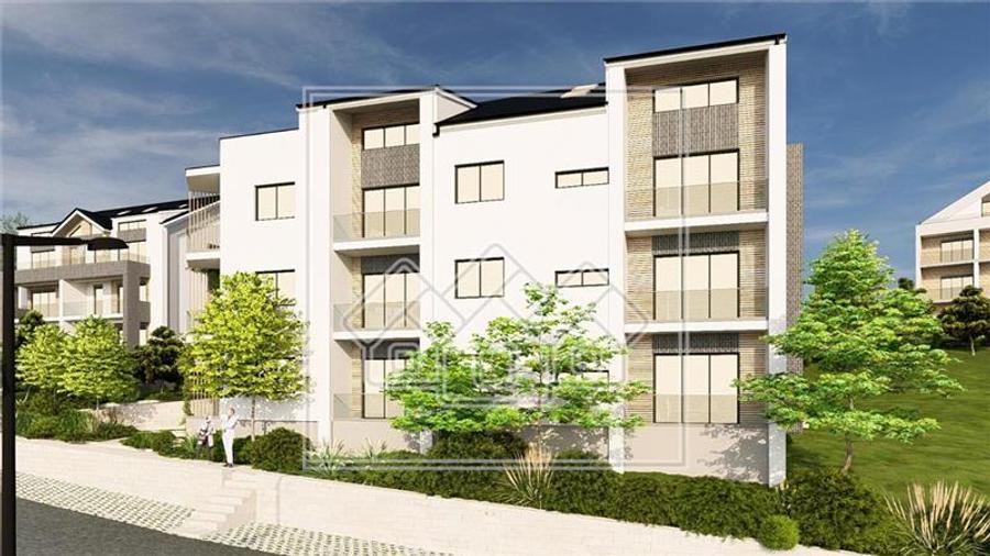 Penthouse cu 3 camere, 2 bai si balcon - la cheie