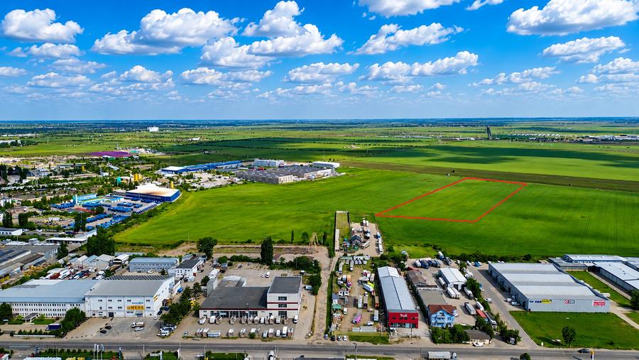 Teren intravilan 2,8 ha industrial deschidere 80 ml soseaua Constantei