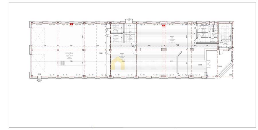 Spatiu de birouri de inchiriat | 200mp, 8 parcari incluse | Floresti-Gilau - 8