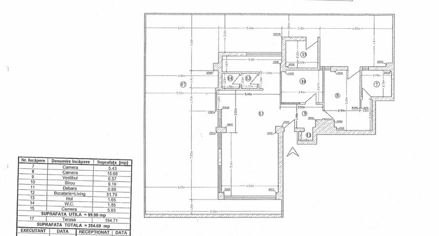 Penthouses exclusivist 260 mp, pe malul lacului central Mamaia - 5