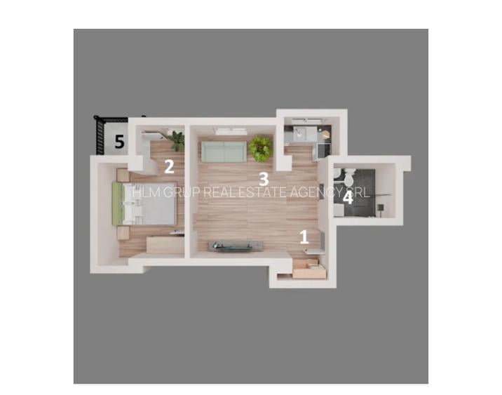 Apartament 2 camere ULTRACENTRAL -DEZVOLTATOR - 2