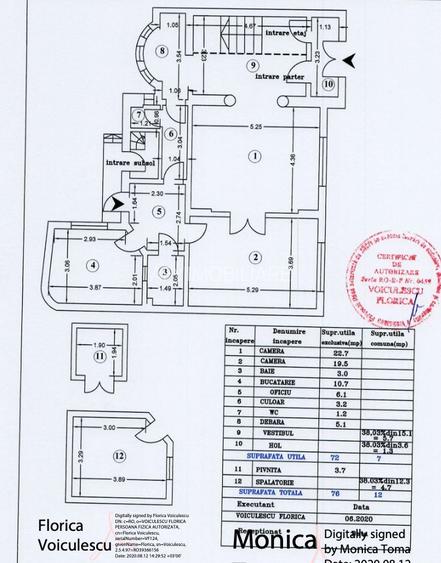De Vanzare Apartament 3 camere in Vila Istorica p-ta Victoriei Buzesti - 9