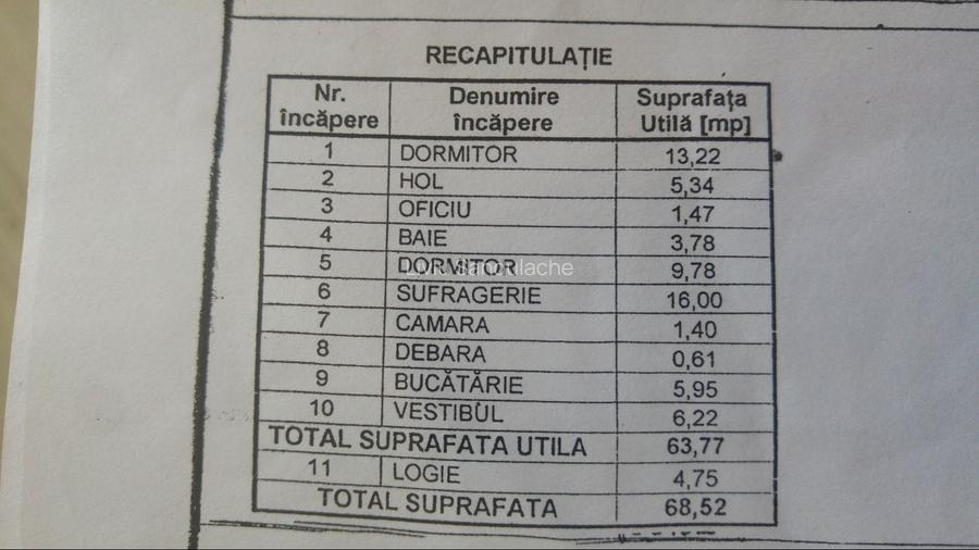 Apartament cu 2 dormitoare, living semidecomandat si hol foarte lung - 2