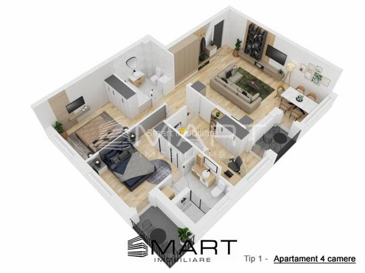 Apartament decomandat 4 camere Doamna Stanca - 14