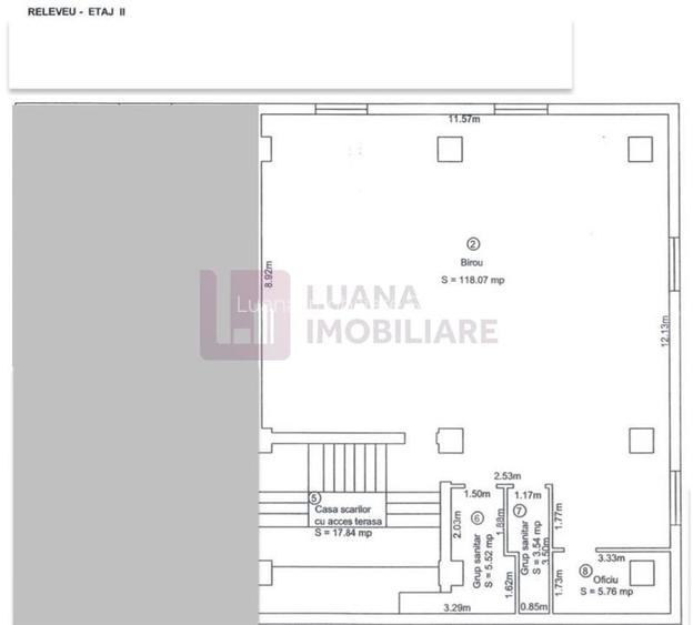 Spatiu de birouri de inchiriat | Shopping City | 133 mp | COMISION 0 - 7