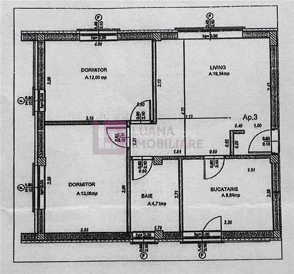 Apartament 3 camere de inchiriat | Selimbar, Unirii | etaj 1 | video - 7