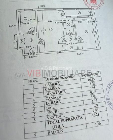 2 Camere - Romancierilor - Etaj 2 - 10
