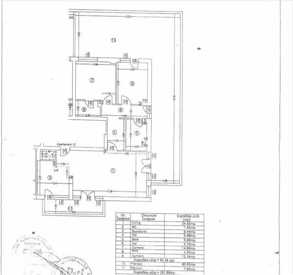 Apartament 3 camere, Sos Nordului, curte de 90mp - 9