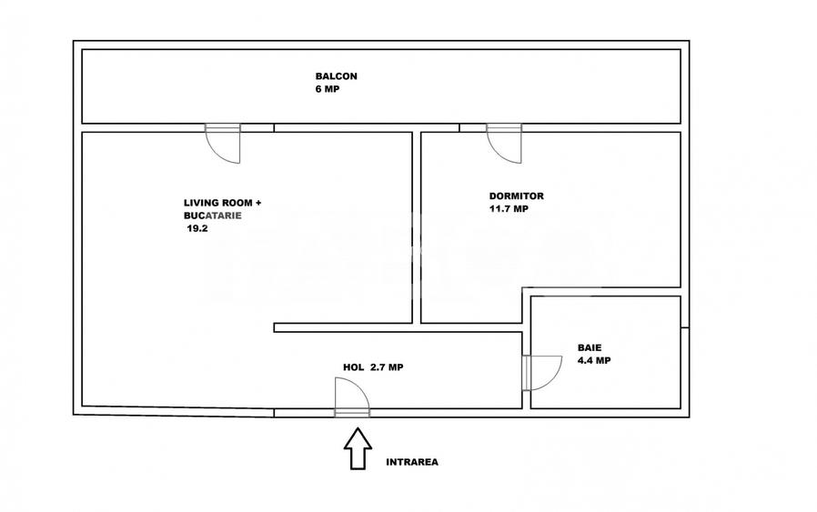 Apartament de vanzare 2 camere balcon etaj 1 Kaufland Arhitectilor - 1