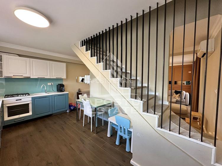 Penthouse 4 camere de vanzare, 2 bai complet mobilat si utilat - Giroc - 13