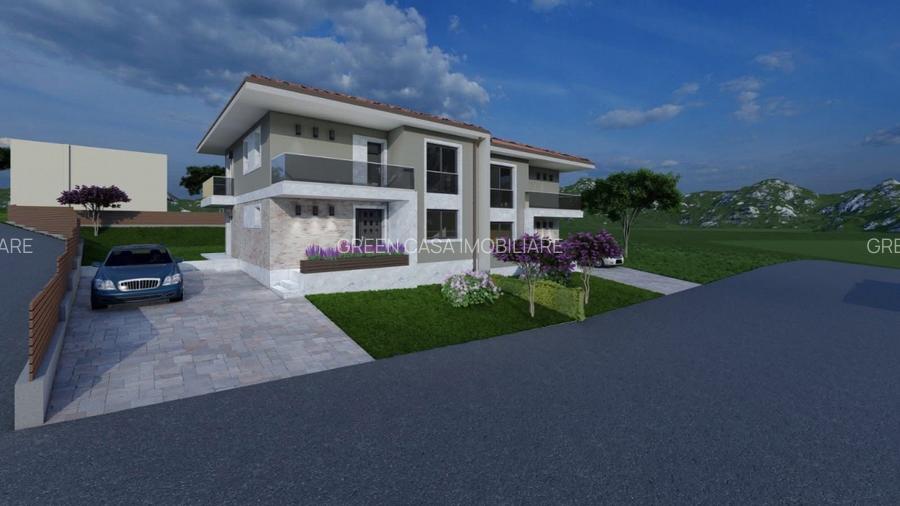 Duplex semifinisat, 120mp utili, 450mp teren, Chinteni - 2