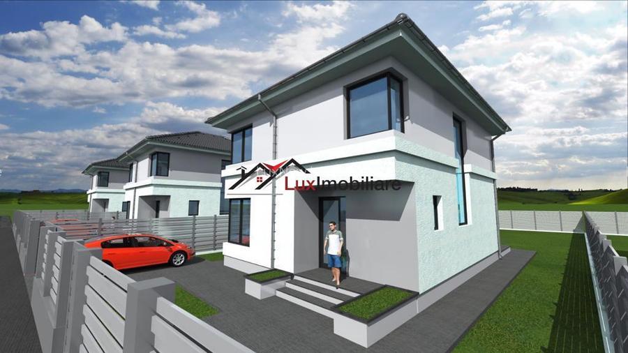Casa superba semifinisata 120 mp utili + 450 mp teren liber. Zona Corusu. - 13