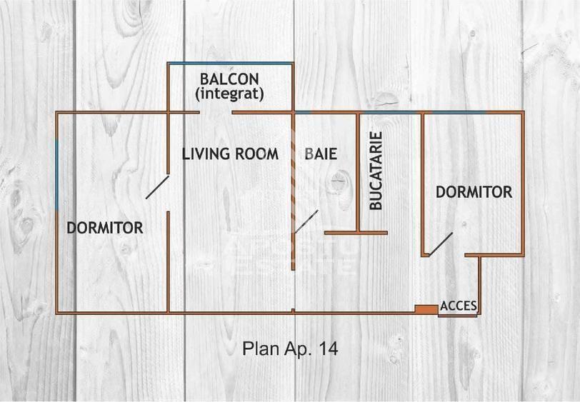 Apartament cu 3 camere, etaj intermediar, zona  Spitalul judetean - 8