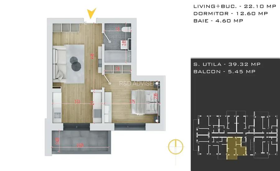 Apartament 2 Camere pret imbatabil zona Th Pallady metrou N Teclu - 7
