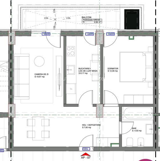 Nautica Residence XV - Baba Novac-LIDL - 60 mp utili - 3