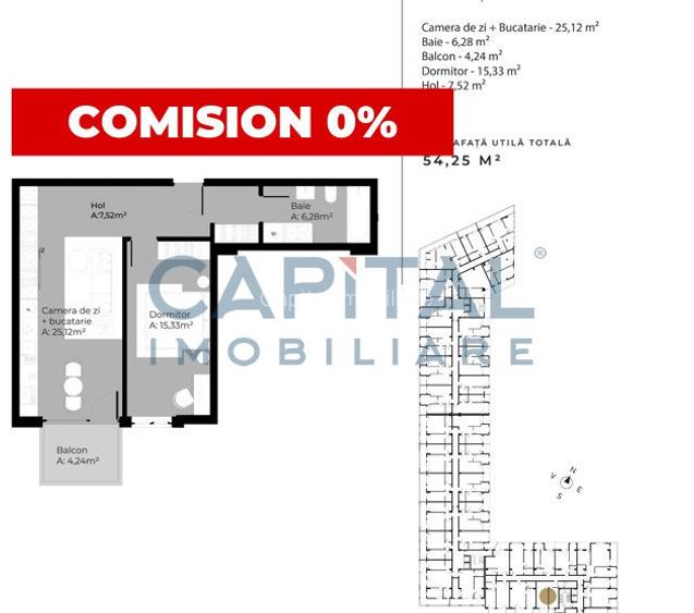 Apartament cu 2 camere in cartierul Sopor - 2