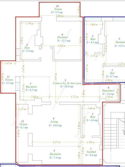 Apartament 3 Camere | Etaj 3 Lift | Soarelui - 1