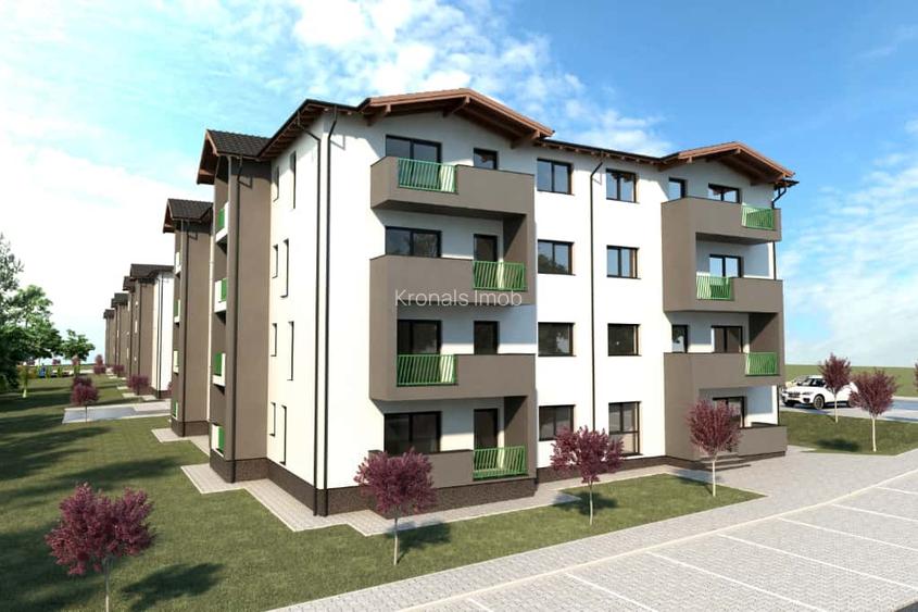 Apartament cu doua camere 55mp, ansamblu cu 4 blocuri tip vila, Sanpetru - 5