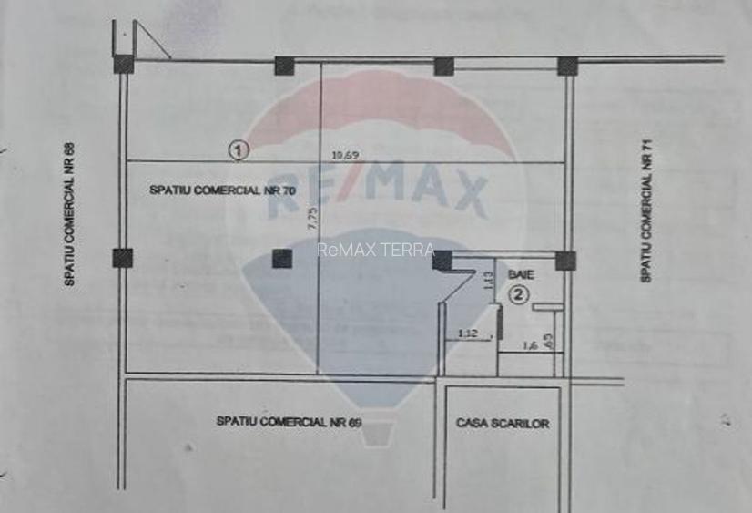 Spațiu comercial de 80mp de închiriat în zona Vasile Alecsandri - 7