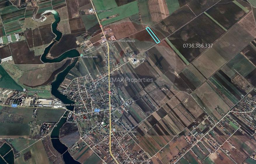 Teren intravilan 11368 mp, Crevedia / Calea Crevedia Noua - 2