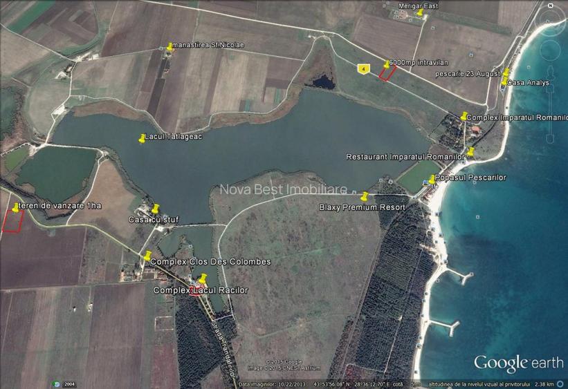 23August - Teren intravilan  6000mp 2fronturi de 46m  aproape de lac si mare - 2