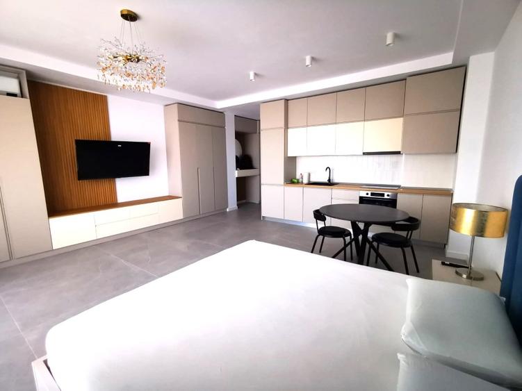 Studio de lux complet amenajat în AXXIS Nova Resort, Mamaia, prima linie la mare