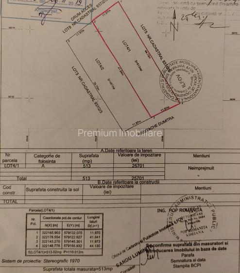 Teren intravilan de vânzare – Bragadiru, str. Ghidigeni, lângă Parcul Nou - 2