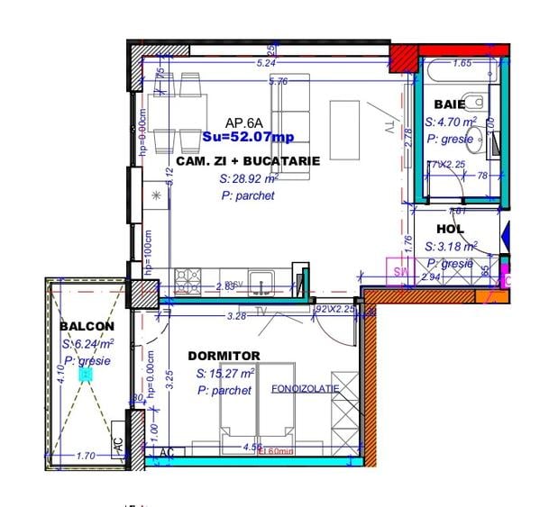 Comision 0 - Direct dezvoltator vinde ap. 2 camere in bloc PREMIUM, lift - 1