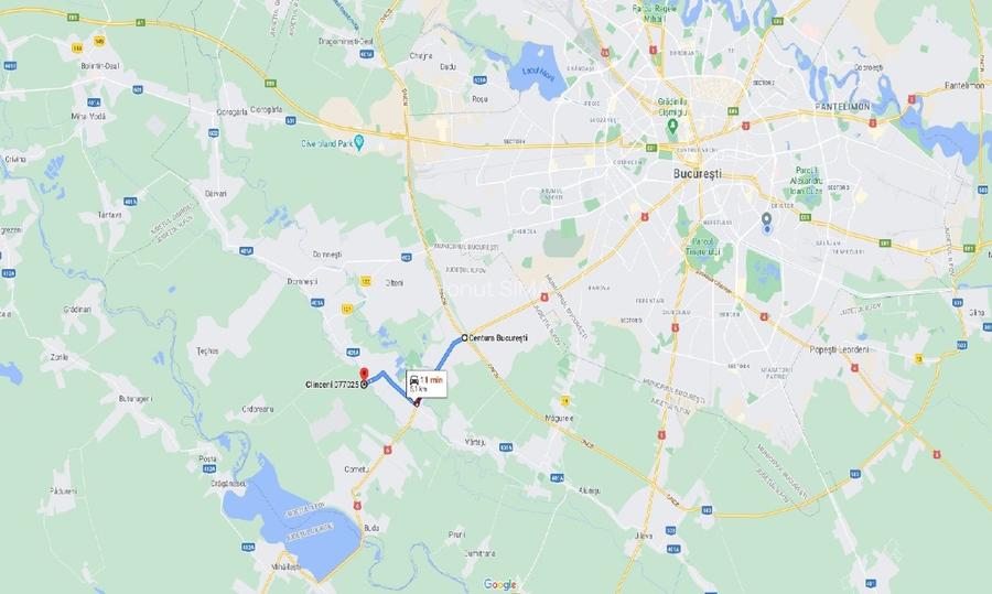 Teren 1700 mp de închiriat Clinceni Bragadiru acces camioane A0 container - 4