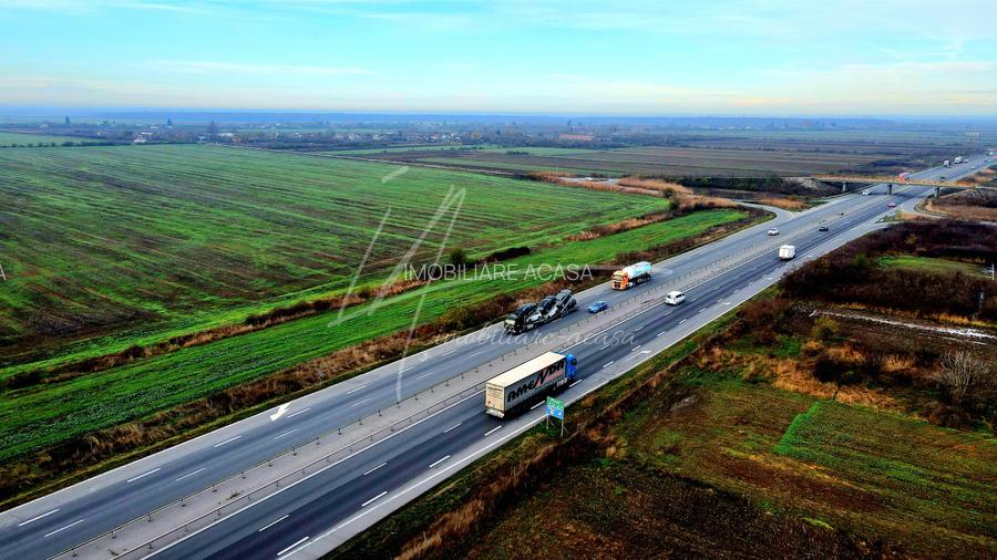 Teren intravilan curti-constructii, industrial, Autostrada A1 - km 62 - 13