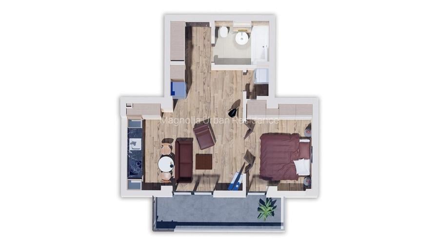 53E - Bucurestii Noi - Straulesti - Sisesti - Studio dublu 2024 - 4