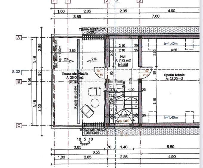 CASA DUPLEX CU CF DE VANZARE IN MANASTUR | ZONA CAMPULUI | SEMIFINISAT - 6