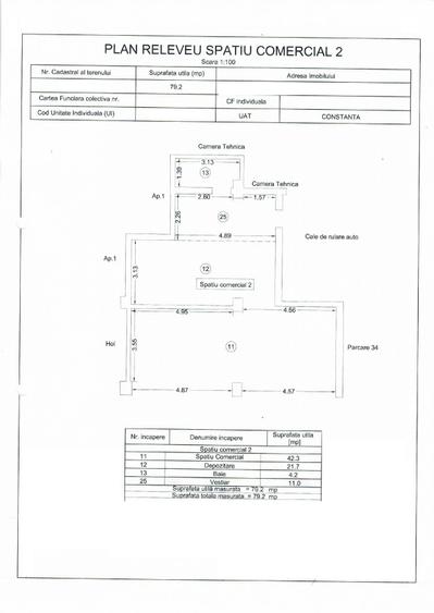 Tomis Nord, artera circulata, SPATIU COMERCIAL, 80 mp. - 10