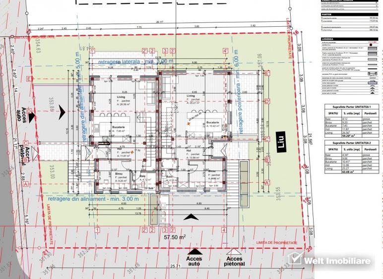 Unitate duplex 185mp cu garaj 2 masini, zona TCI Borhanci  - 5