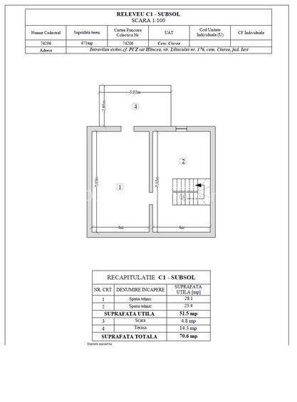 Case individuale, S+P+1, Hlincea - manastirea Cetatuia - 1