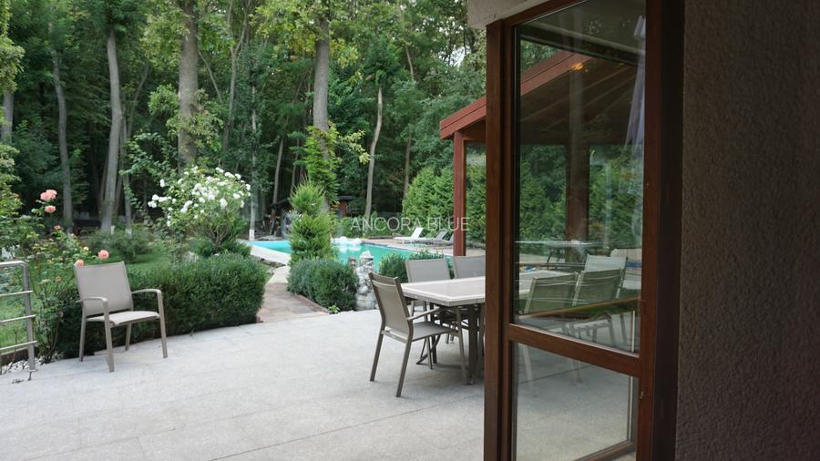 Vila superba in Padurea Baneasa, curte 5000 mp, piscina exterioara - 15