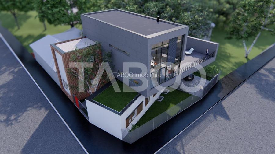Casa individuala de vanzare cu terasa teren 320 mp zona Centrala Sibiu - 7
