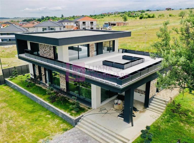 Vila individuala de lux | mobilata | NOUA | teren 1190 mp | piscina si garaj - 4