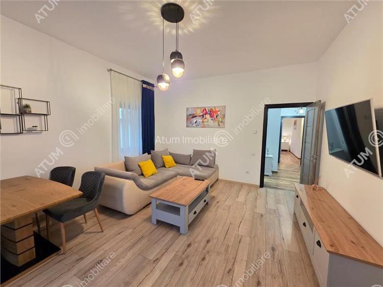 Apartament cu 3 camere decoamndate curte si terasa in zona Selimbar - 2