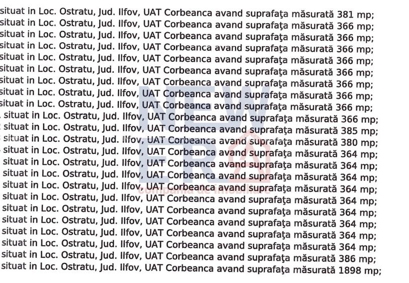Teren intravilan de vanzare - sprafata de 10.000 mp  – Corbeanca, zona Ostratu  - 4
