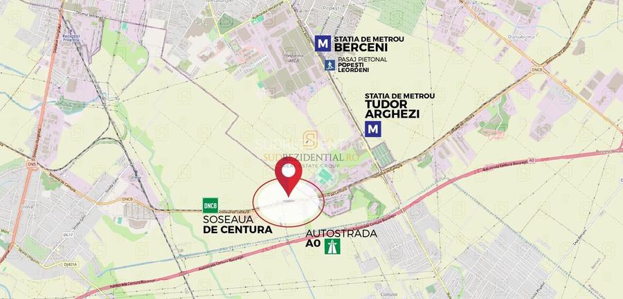 Teren intravilan 4.900 mp – zonă industriala - Jilava, Sos. de Centura - 2