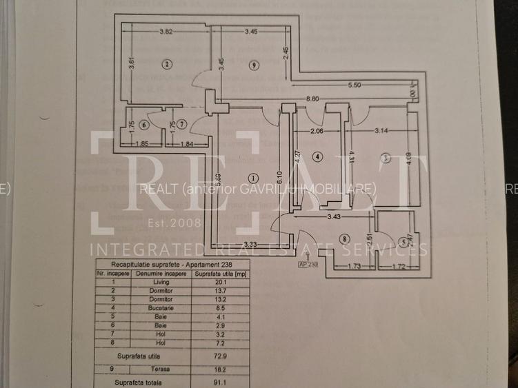 Inchiriere apartament 3 camere | Parcare, Terasa 18mp, Piscina | Atria Urban - 27