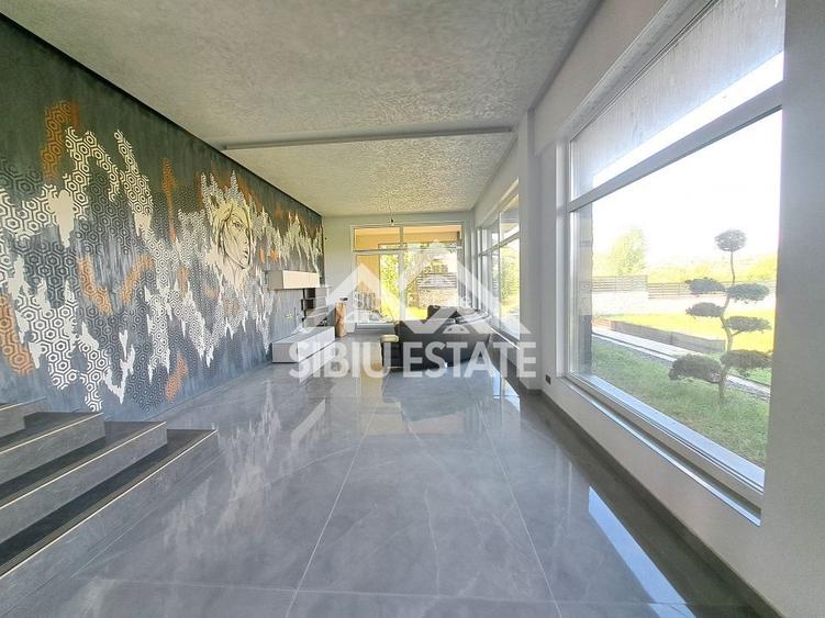 Casa Sibiu Cisnadioara, garaj, piscina, terase panoramice - 15