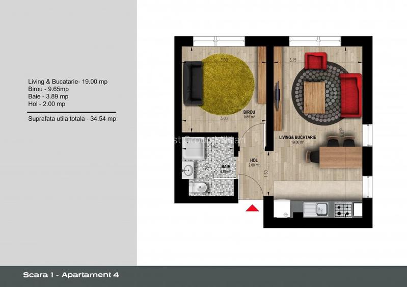 Apartamente 2 camere Weiner 12 Residence Militari Direct Dezvoltator - 12
