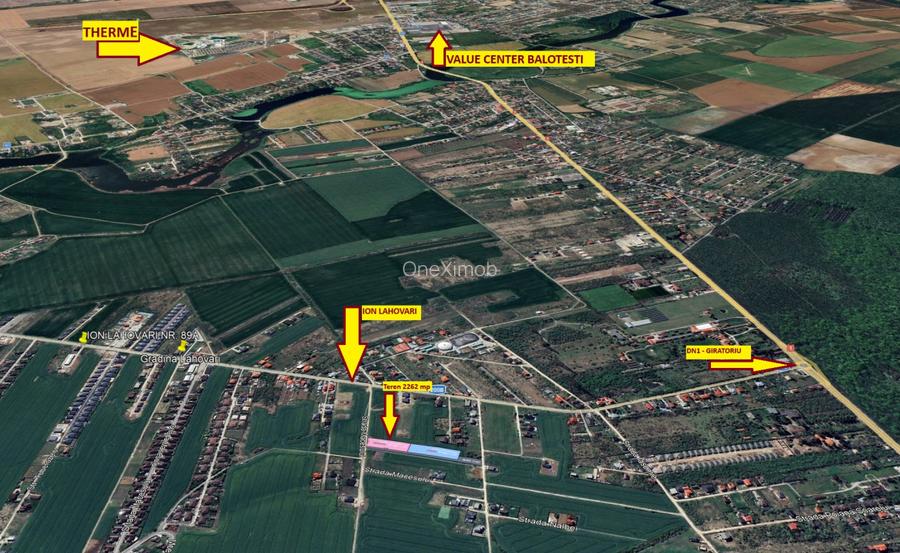 ULTIMUL LOT! Teren intravilan 2262 mp | BALOTESTI | ION LAHOVARI | COMISION 0% - 3