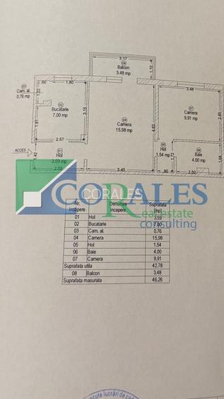 Etaj 2. Conf 1.  Aradului Est langa Iulius Town. Gol sau COMPLET mobilat/utilat - 11