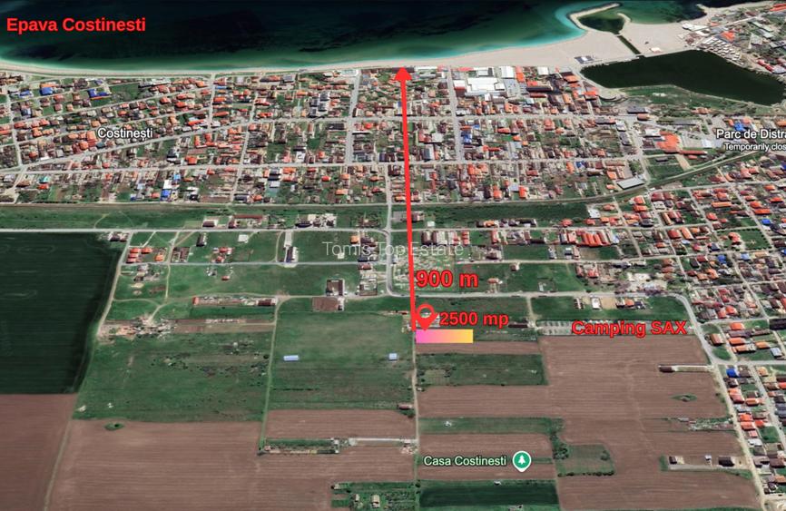 Teren 2500 mp în Costinesti, la 900 m de NIBIRU, intravilan construibil - 7