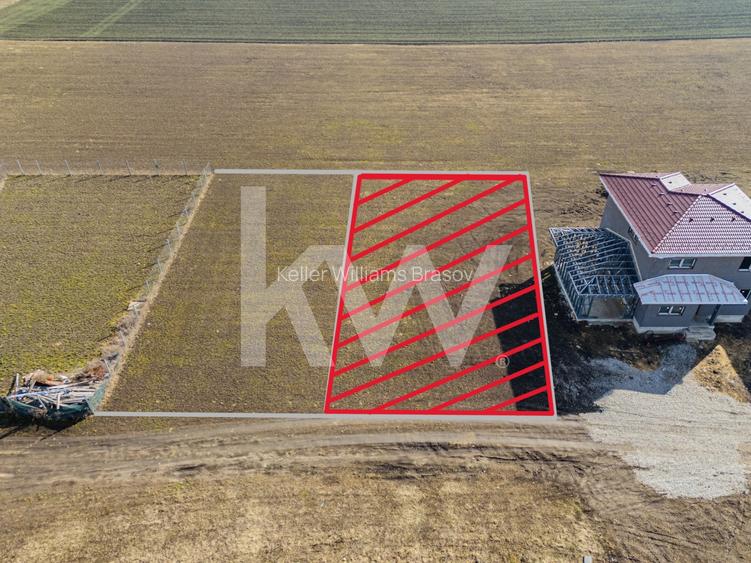 Teren intravilan 585mp Sânpetru, panoramă Lempes si padure, Comision 0% - 4