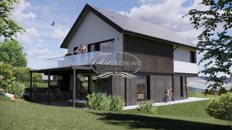 Casa moderna cu pod inalt si terasa generoasa pe Ady Endre - 2