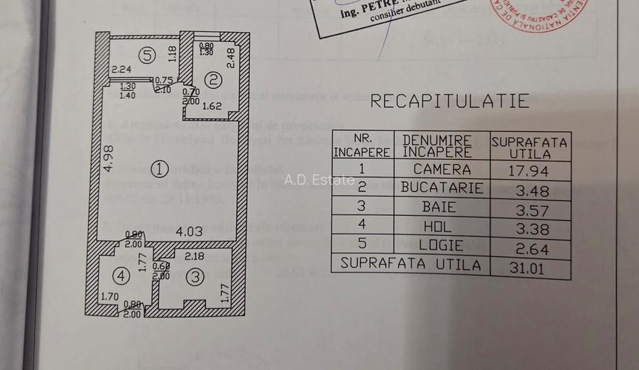 Garsoniera Auchan Vitan An  Constructie 1979 Metrou Dristor 14 min - 11